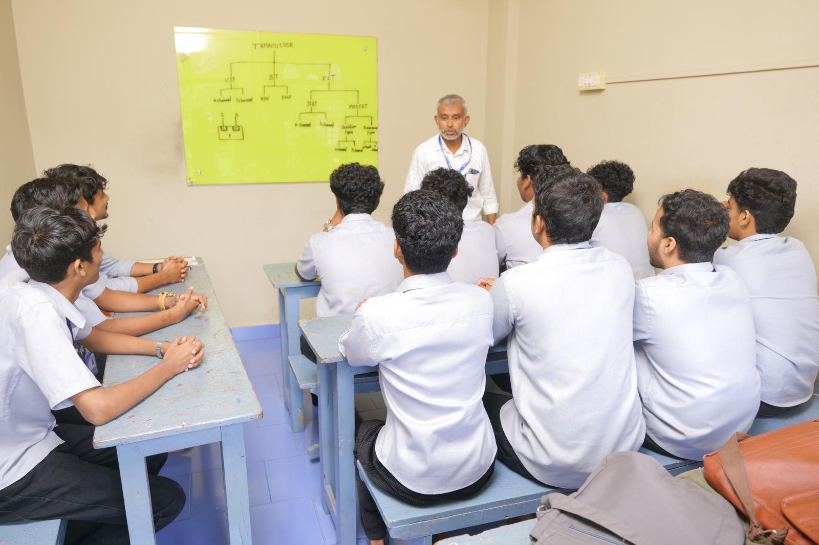Students in classroom with instructor